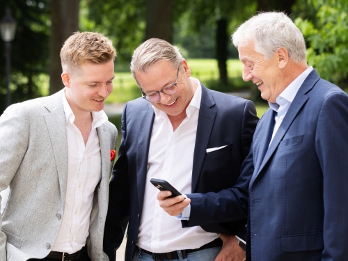 FVB-Team im persönlichen Gespräch